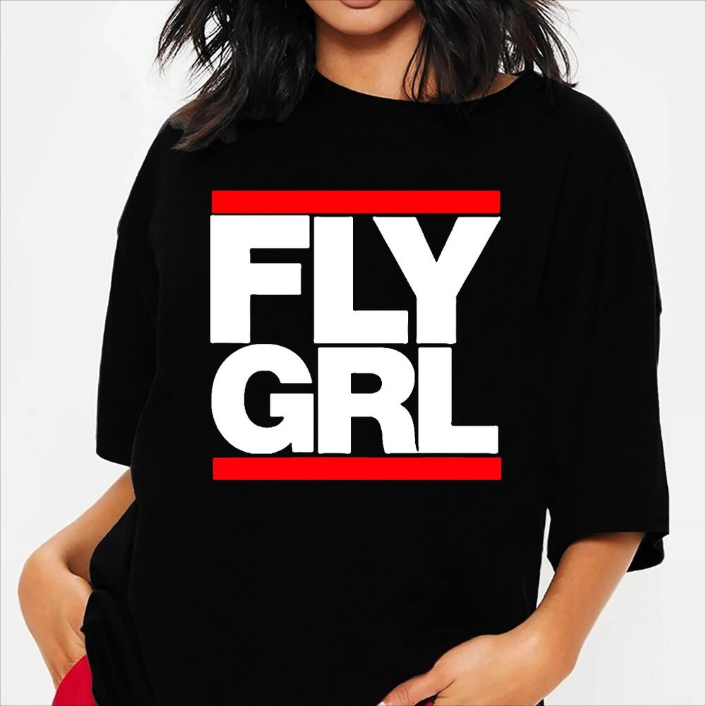 FLY GRL Graphic Tee Streetwear Y2K Tee Shirt
